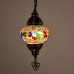 Authentic Single Ceiling Pendant Chandelier Mosaic Lamp